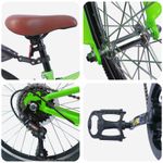 Sport si Outdoor - Ciclism - Biciclete pentru copii - Bicicleta pentru Copii 20 Inci 6-Speed pentru 6-11 ani Verde - Infinity.ro