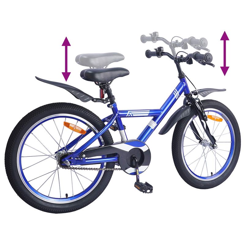 Sport si Outdoor - Ciclism - Biciclete pentru adulti - De oras - Bicicleta pentru Copii 20 Inci pentru 6-11 ani Albastru inchis - Infinity.ro