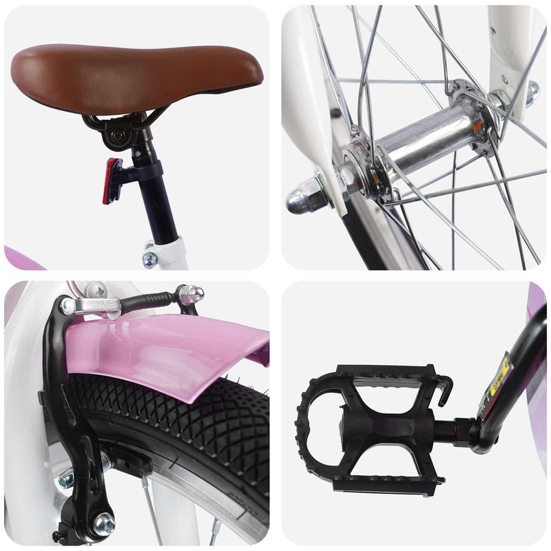 Sport si Outdoor - Ciclism - Biciclete pentru copii - Bicicleta pentru Copii 20 Inci pentru 6-11 ani Alb - Infinity.ro