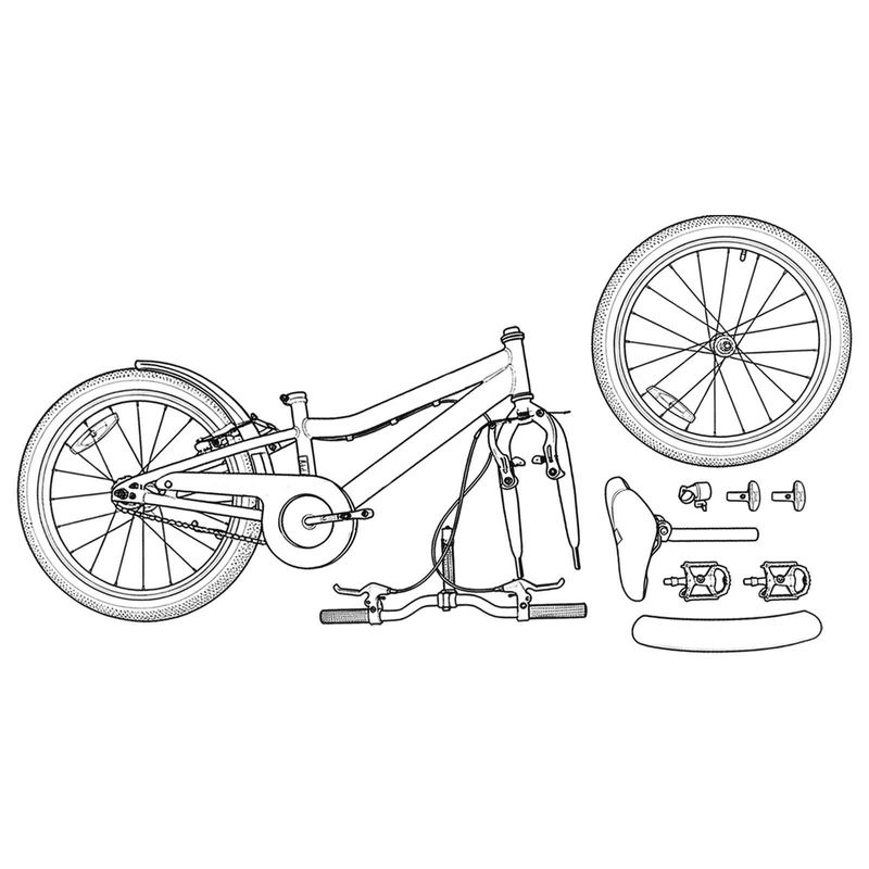 Sport si Outdoor - Ciclism - Biciclete pentru adulti - De oras - Bicicleta pentru Copii 20 Inci pentru 6-11 ani Negru - Infinity.ro