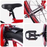 Sport si Outdoor - Ciclism - Biciclete pentru copii - Bicicleta pentru Copii 20 Inci pentru 6-11 ani Rosu - Infinity.ro