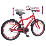 Sport si Outdoor - Ciclism - Biciclete pentru copii - Bicicleta pentru Copii 20 Inci pentru 6-11 ani Rosu - Infinity.ro