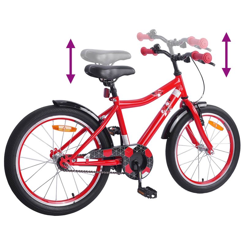 Sport si Outdoor - Ciclism - Biciclete pentru copii - Bicicleta pentru Copii 20 Inci pentru 6-11 ani Rosu - Infinity.ro
