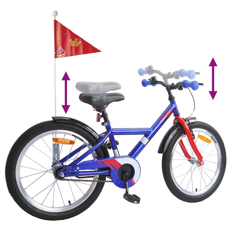 Sport si Outdoor - Ciclism - Biciclete pentru adulti - De oras - Bicicleta pentru Copii 20 Inci pentru 6-11 ani Albastru inchis - Infinity.ro