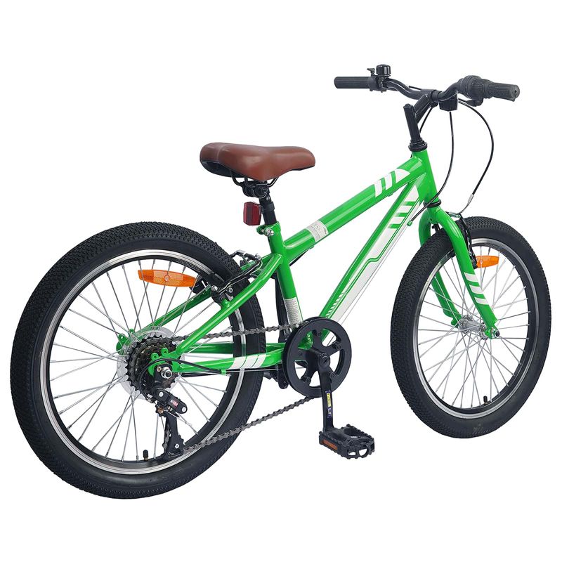 Sport si Outdoor - Ciclism - Biciclete pentru adulti - De oras - Bicicleta Montana 24 Inci 6-Speed pentru 8-12 ani Verde - Infinity.ro