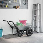 Casa si Gradina - Constructii - Utilaje constructii - Betoniere si roabe - Inlocuire tava pentru roaba Argintiu 90 x 63 x 28 cm Otel - Infinity.ro