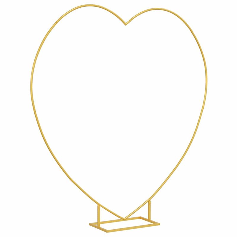 Casa si Gradina - Gradina si terasa - Decoratiuni exterior - Arcade - Arc de nunta Auriu 195 x 35 x 211 cm Otel - Infinity.ro