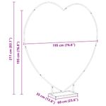 Casa si Gradina - Gradina si terasa - Decoratiuni exterior - Arcade - Arc de nunta Auriu 195 x 35 x 211 cm Otel - Infinity.ro