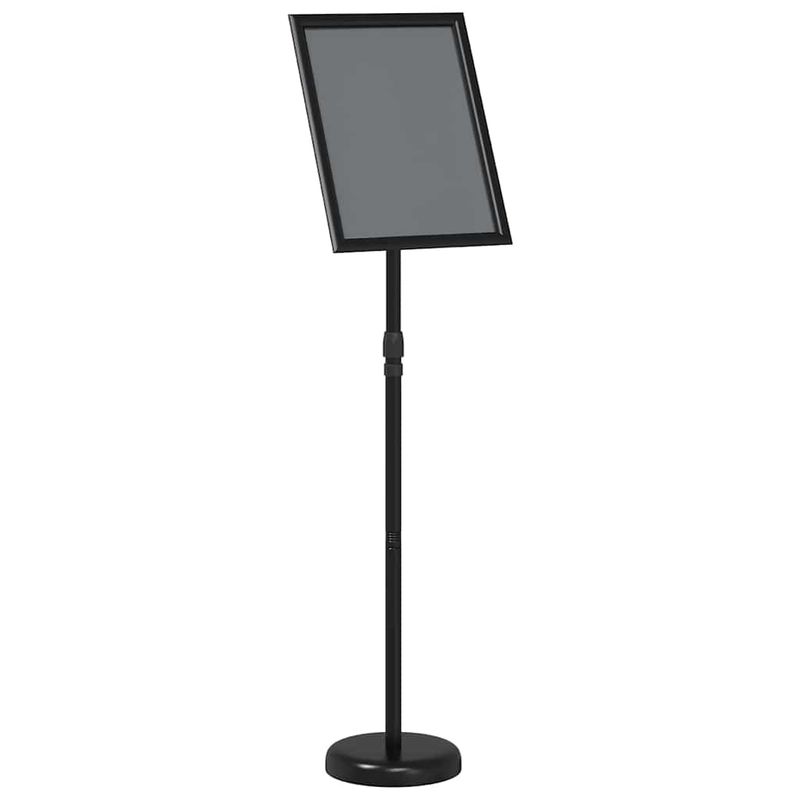 Casa si Gradina - Decoratiuni - Pereti despartitori si paravane - Panouri pentru Targuri Negru 25 x 25 x 125 cm Aluminiu - Infinity.ro