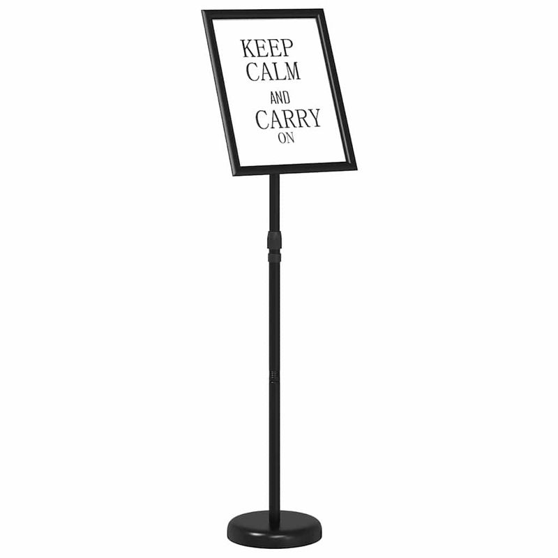 Casa si Gradina - Decoratiuni - Pereti despartitori si paravane - Panouri pentru Targuri Negru 25 x 25 x 125 cm Aluminiu - Infinity.ro