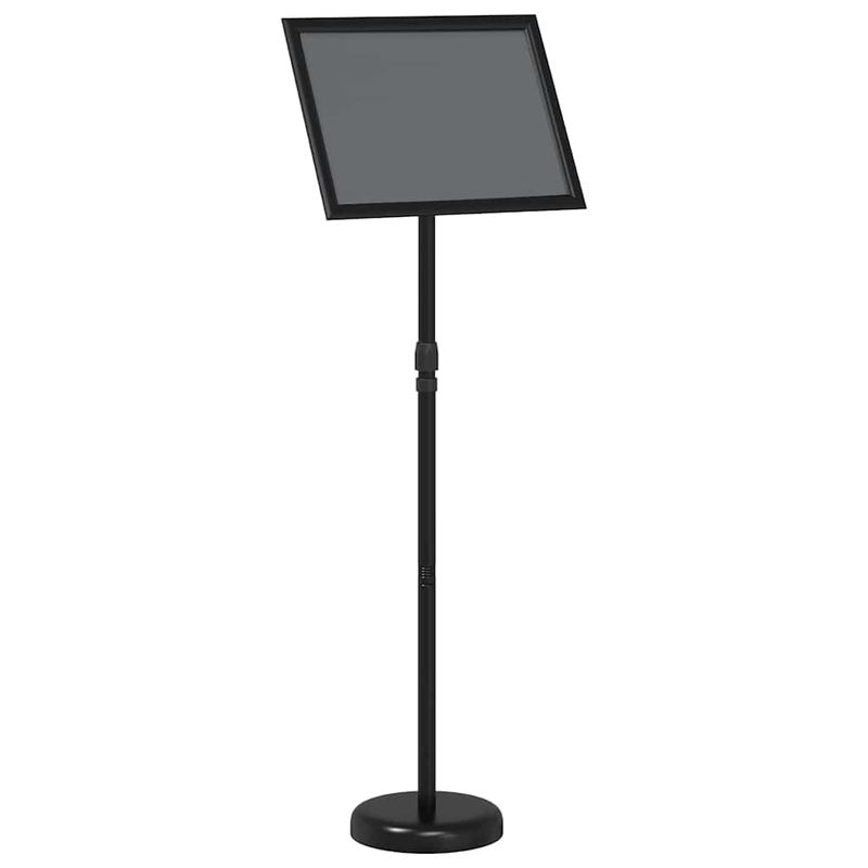 Casa si Gradina - Decoratiuni - Pereti despartitori si paravane - Panouri pentru Targuri Negru 25 x 25 x 125 cm Aluminiu - Infinity.ro