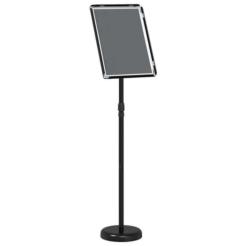 Casa si Gradina - Decoratiuni - Pereti despartitori si paravane - Panouri pentru Targuri Negru 25 x 25 x 125 cm Aluminiu - Infinity.ro