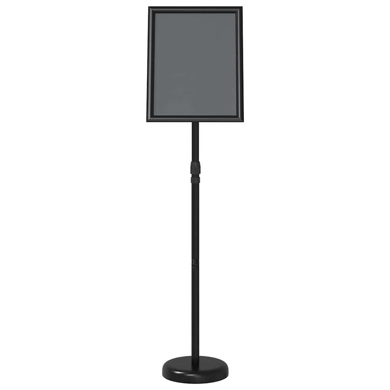 Casa si Gradina - Decoratiuni - Pereti despartitori si paravane - Panouri pentru Targuri Negru 25 x 25 x 125 cm Aluminiu - Infinity.ro