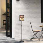 Casa si Gradina - Decoratiuni - Pereti despartitori si paravane - Panouri pentru Targuri Negru 25 x 25 x 125 cm Aluminiu - Infinity.ro