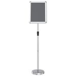 Casa si Gradina - Decoratiuni - Pereti despartitori si paravane - Panouri pentru Targuri Argintiu 25 x 25 x 125 cm Aluminiu - Infinity.ro