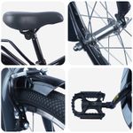 Sport si Outdoor - Ciclism - Biciclete pentru copii - Bicicleta pentru Copii 20 Inci pentru 6-11 ani Negru - Infinity.ro