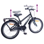 Sport si Outdoor - Ciclism - Biciclete pentru copii - Bicicleta pentru Copii 20 Inci pentru 6-11 ani Negru - Infinity.ro