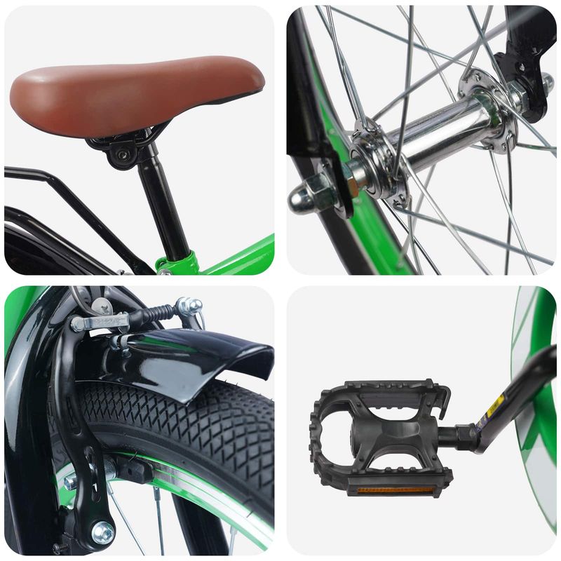 Sport si Outdoor - Ciclism - Biciclete pentru copii - Bicicleta pentru Copii 20 Inci pentru 6-11 ani Verde - Infinity.ro