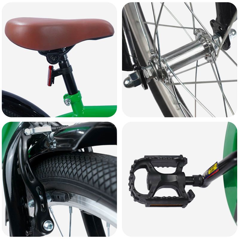 Sport si Outdoor - Ciclism - Biciclete pentru copii - Bicicleta pentru Copii 20 Inci pentru 6-11 ani Verde - Infinity.ro