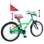 Sport si Outdoor - Ciclism - Biciclete pentru copii - Bicicleta pentru Copii 20 Inci pentru 6-11 ani Verde - Infinity.ro