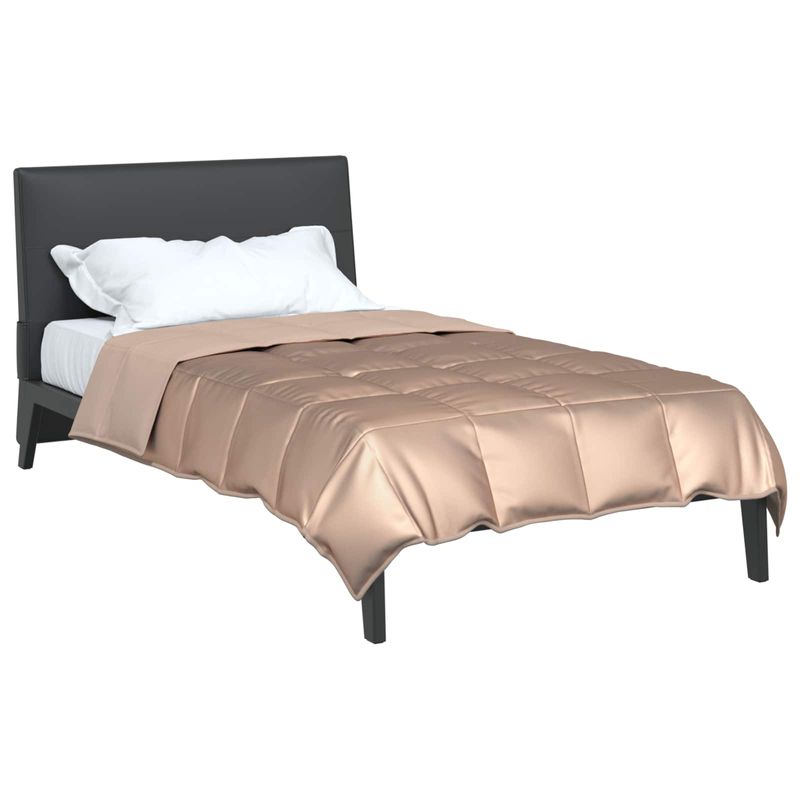 Casa si Gradina - Textile si covoare - Perne si pilote - Pilote - Pilota de vara Auriu 200 x 155 cm Satin si Microfibra - Infinity.ro