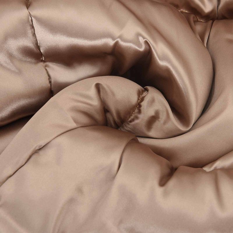 Casa si Gradina - Textile si covoare - Perne si pilote - Pilote - Pilota de vara Auriu 200 x 155 cm Satin si Microfibra - Infinity.ro