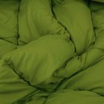 Casa si Gradina - Textile si covoare - Pături și cuverturi - Pături - Duvet de iarna Verde si Antracit 220 x 260 cm Microfibra - Infinity.ro