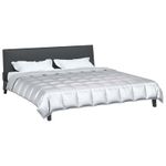 Casa si Gradina - Textile si covoare - Pături și cuverturi - Pături - Pilota de vara Argintiu 220 x 260 cm Satin si Microfibra - Infinity.ro