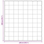 Casa si Gradina - Textile si covoare - Pături și cuverturi - Pături - Duvet complet pe tot parcursul anului Negru 240 x 200 cm - Infinity.ro