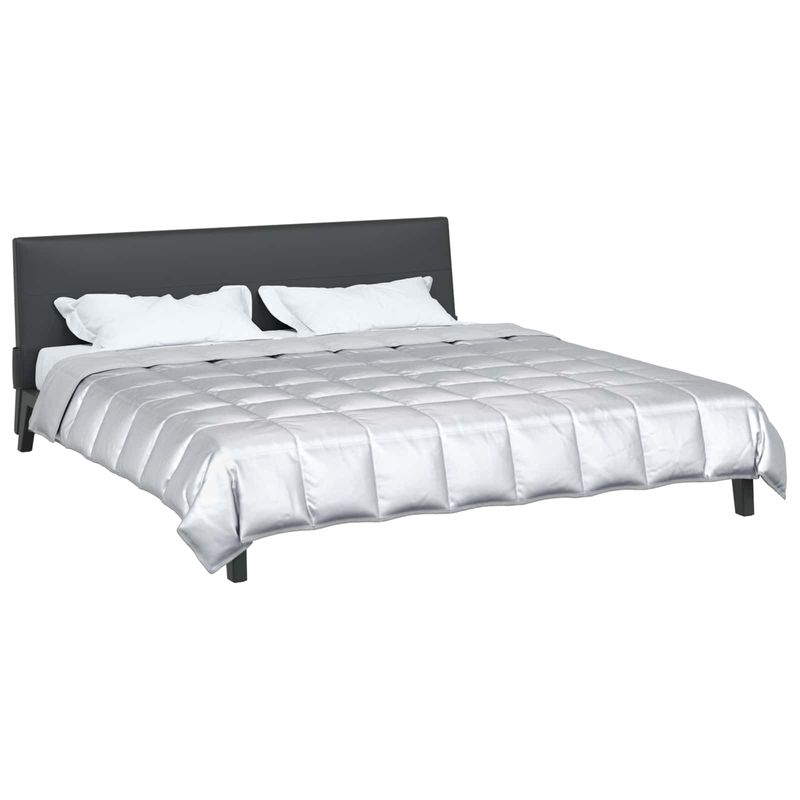 Casa si Gradina - Textile si covoare - Pături și cuverturi - Pături - Duvet complet pe tot parcursul anului Argintiu 220 x 260 cm - Infinity.ro