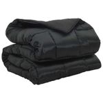 Casa si Gradina - Textile si covoare - Perne si pilote - Pilote - Duvet de iarna Negru 240 x 260 cm Satin si Microfibra - Infinity.ro