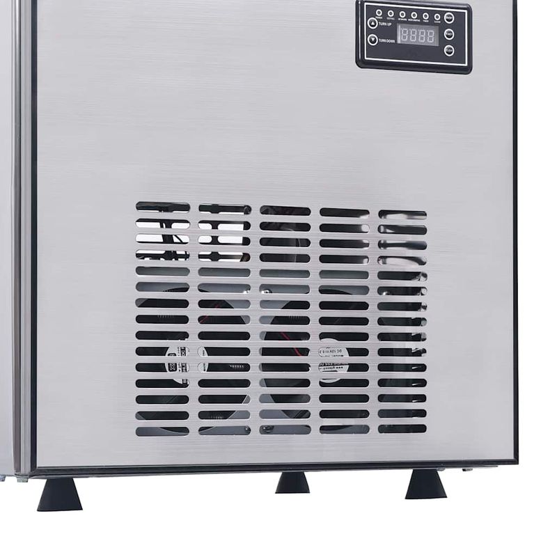 Electronice si Electrocasnice - Aparate frigorifice - Congelatoare - Maker de cuburi de gheata cu usa Argintiu 43 x 40 x 71 cm - Infinity.ro