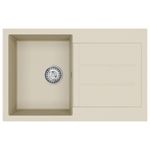 Casa si Gradina - Sanitare - Chiuveta bucatarie si accesorii - Chiuvete bucatarie - Chiuveta Bej 780 x 500 mm 80% Quartz si 20% Rasina - Infinity.ro