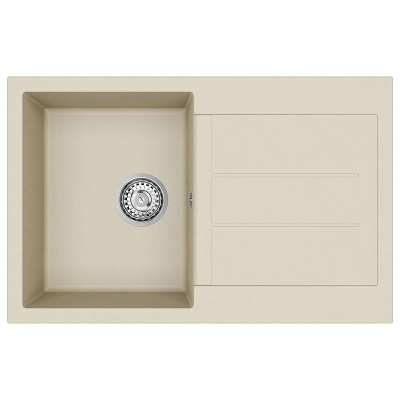 Casa si Gradina - Sanitare - Chiuveta bucatarie si accesorii - Chiuvete bucatarie - Chiuveta Bej 780 x 500 mm 80% Quartz si 20% Rasina - Infinity.ro