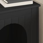 Petshop - Accesorii petshop - Jucarii animale - Ansambluri de joaca - Casa pentru pisici Negru 53 x 52 x 62 cm Lemn compozit - Infinity.ro