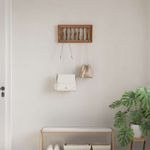 Casa si Gradina - Mobilier - Organizare si depozitare - Umerase si valeti - Umeras Maro 50 x 11 x 25 cm Lemn masiv de mahon - Infinity.ro