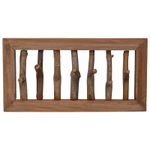 Casa si Gradina - Mobilier - Organizare si depozitare - Umerase si valeti - Umeras Maro 50 x 11 x 25 cm Lemn masiv de mahon - Infinity.ro