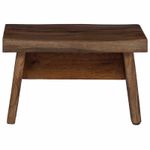 Casa si Gradina - Mobilier - Scaune si fotolii - Tabureti - Taburet natural 29 x 20 x 17 cm Lemn de mahon - Infinity.ro