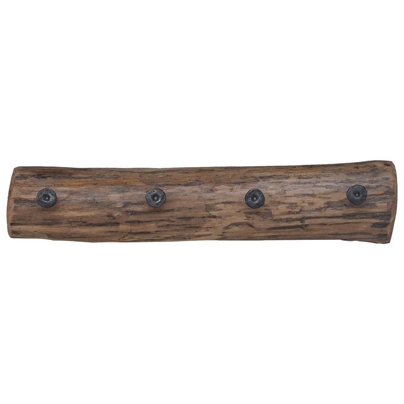 Casa si Gradina - Mobilier - Organizare si depozitare - Umerase si valeti - Umeras Maro 50 x 8 x 12 cm Lemn recuperat masiv - Infinity.ro