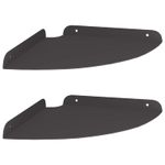 Casa si Gradina - Mobilier - Biblioteci si rafturi - Rafturi - Raft de perete cu Raft 2 pcs Negru 18 x 18 x 2.3 cm - Infinity.ro