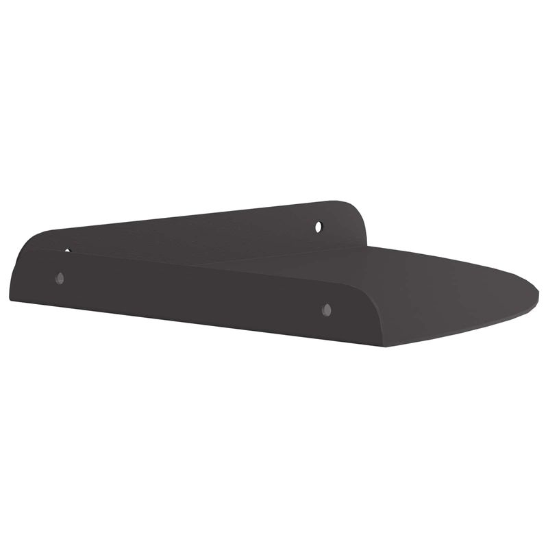 Casa si Gradina - Mobilier - Biblioteci si rafturi - Rafturi - Raft de perete cu Raft 2 pcs Negru 18 x 18 x 2.3 cm - Infinity.ro