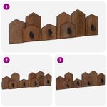 Casa si Gradina - Mobilier - Organizare si depozitare - Umerase si valeti - Umeras Maro 48 x 8 x 15 cm Lemn masiv de mahon - Infinity.ro