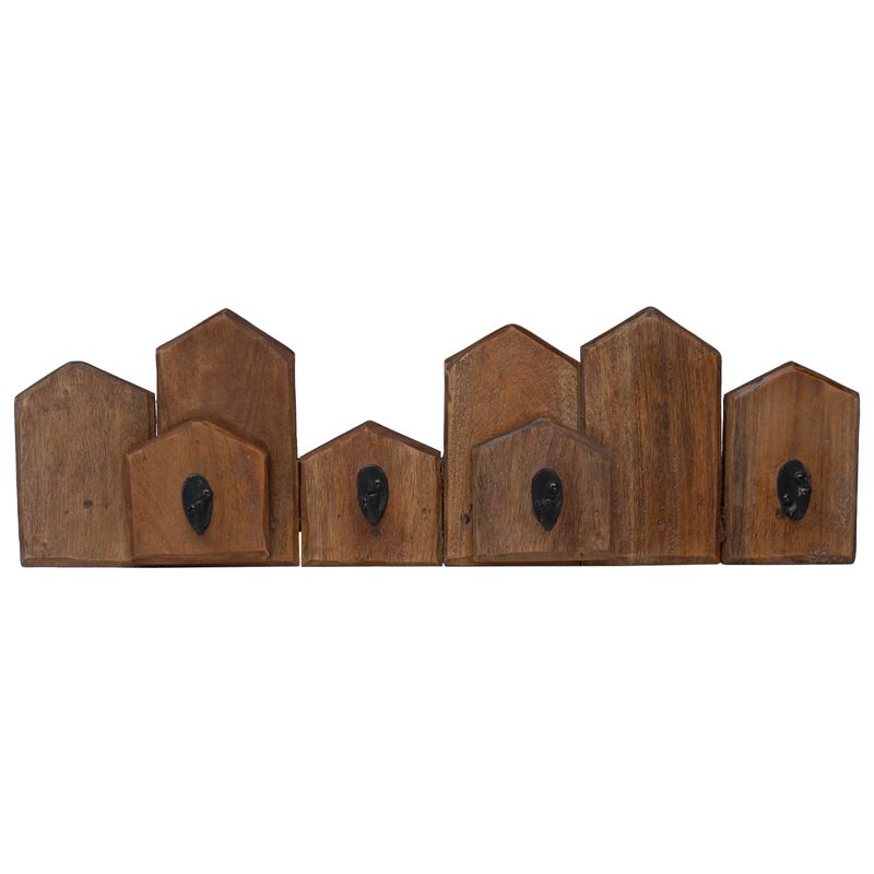 Casa si Gradina - Mobilier - Organizare si depozitare - Umerase si valeti - Umeras Maro 48 x 8 x 15 cm Lemn masiv de mahon - Infinity.ro
