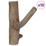 Casa si Gradina - Mobilier - Organizare si depozitare - Umerase si valeti - Carlig Maro 4 x 4 x 14 cm Lemn recuperat masiv - Infinity.ro
