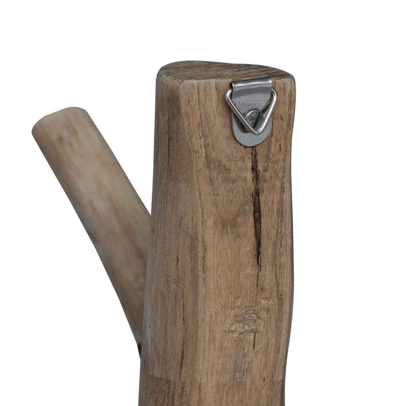 Casa si Gradina - Mobilier - Organizare si depozitare - Umerase si valeti - Carlig Maro 4 x 4 x 14 cm Lemn recuperat masiv - Infinity.ro