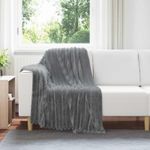 Casa si Gradina - Textile si covoare - Pături și cuverturi - Pături - Patura Gri inchis 150 x 130 cm Molton - Infinity.ro