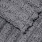 Casa si Gradina - Textile si covoare - Pături și cuverturi - Pături - Patura Gri inchis 150 x 130 cm Molton - Infinity.ro