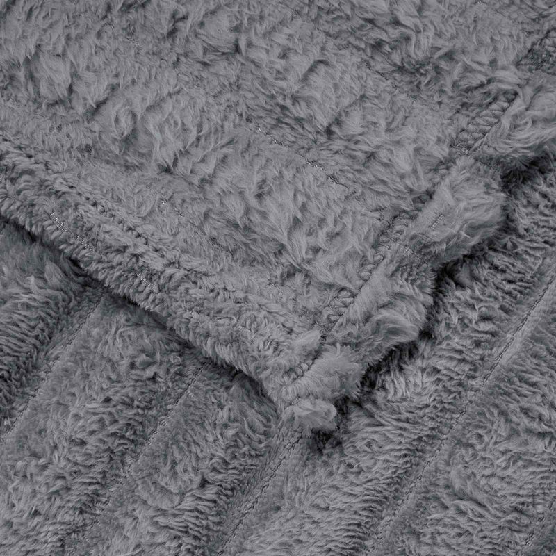 Casa si Gradina - Textile si covoare - Pături și cuverturi - Pături - Patura Gri inchis 150 x 130 cm Molton - Infinity.ro