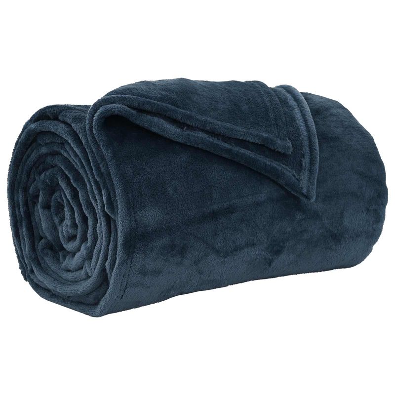 Casa si Gradina - Textile si covoare - Lenjerii de pat - Cearceafuri de pat - Paturi 6 pcs Albastru marin 220 x 240 cm Molton - Infinity.ro