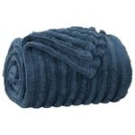 Casa si Gradina - Textile si covoare - Pături și cuverturi - Pături - Patura Albastru marin 150 x 130 cm Molton - Infinity.ro